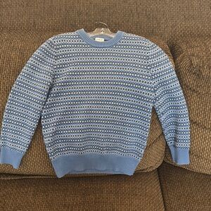 Blue Patterned Boy's Sweater from Crewcuts